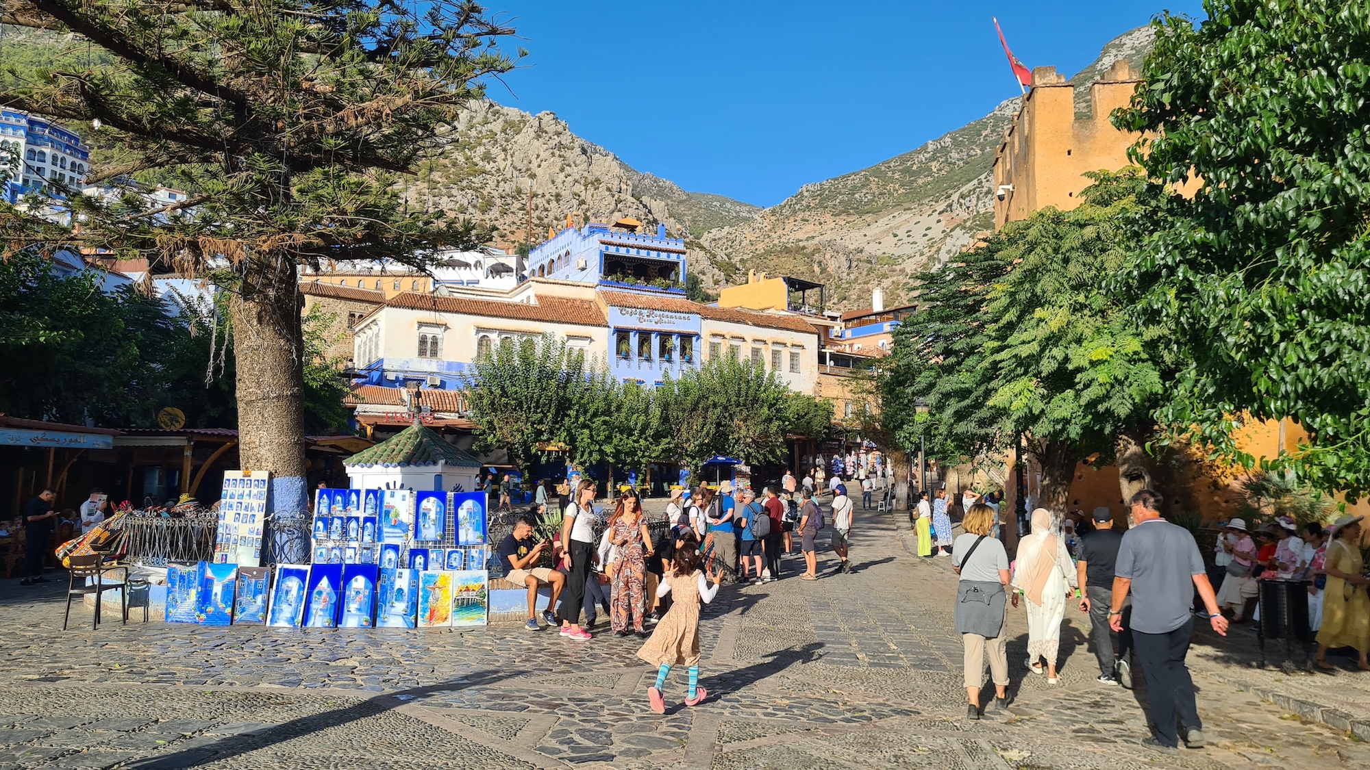 Der Hauptplatz der Stadt